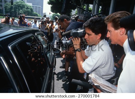 Media Spectacle, News Coverage of O.J. Simpson Pre-Trial, Los Angeles California