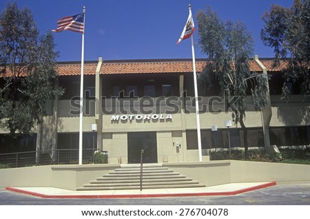 Motorola Corporation building, high tech firm in Cupertino, California
