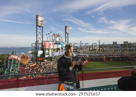 San Francisco, California, USA, October 16, 2014, AT&T Park, baseball stadium, SF Giants versus St. Louis Cardinals, National League Championship Series (NLCS), photographer Joe Sohm
