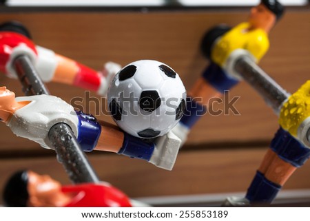 Soccer game ball table