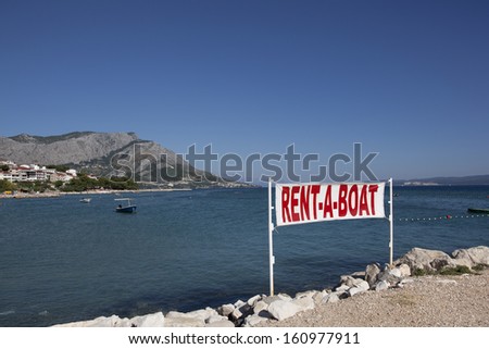 rent a boat flag