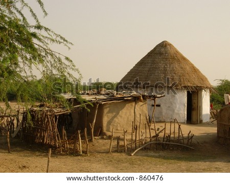 Hut In India Stock Photo 860476 : Shutterstock