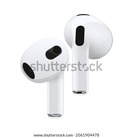 wireless headphones symbol modern simple vector icon