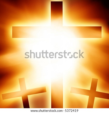Burning cross