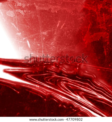 red wax background with some smooth lines in it