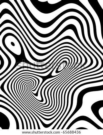 abstract zebra texture on a solid white background