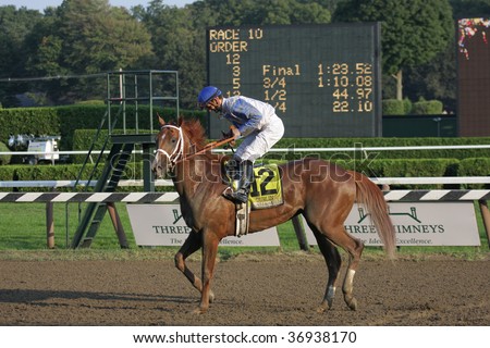 SARATOGA SPRINGS, NY- SEPT 7: Jamie Theriot aboard \