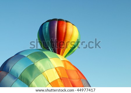 Beautiful Balloons Against a Blue Sky