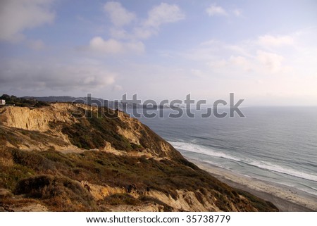 View Of A Mountain Overlooking A Beach Stock Photo 35738779 : Shutterstock