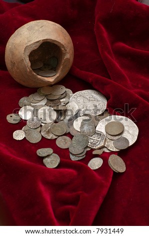 Treasure of ancient coins