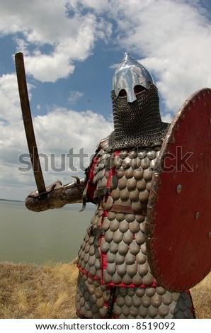 Medieval European heavy knight festival