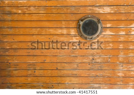 Old ship porthole