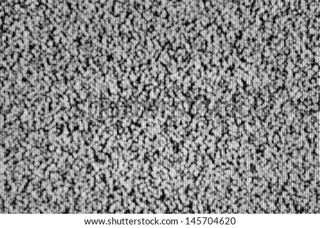Analog TV CRT kinescope noise. Texture - black & white TV screen - no signal.