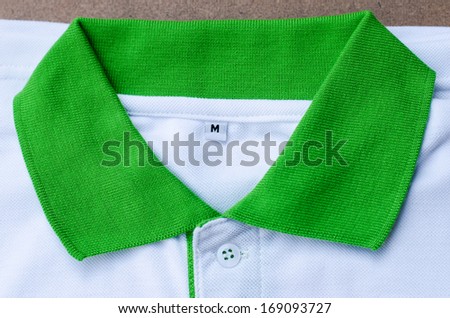 collar mans polo shirts - green and white colors