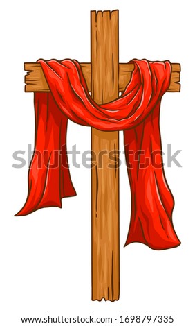 Wooden Cross Drawing | Free download on ClipArtMag