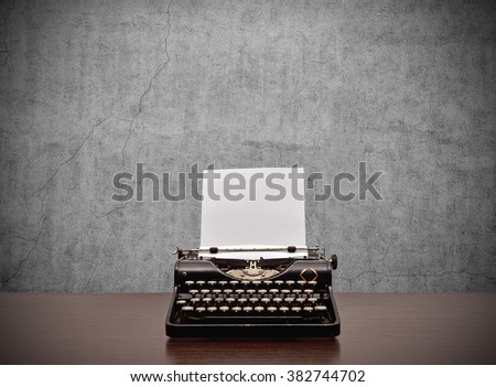 Similar – Image, Stock Photo typewriter Old Ancient