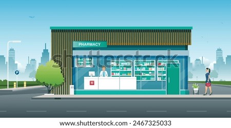 A pharmacy opens in the city where pharmacists are available to provide advice.