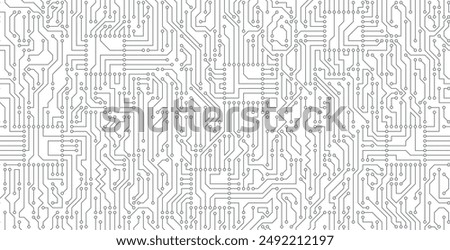 Electronic circuit boards on a seamless white background.