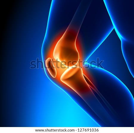 Painful Knee Close-up