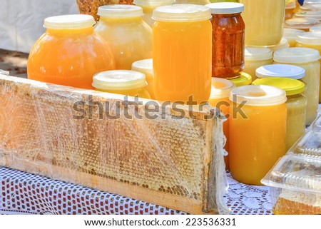 fresh honey and its products