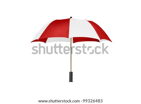 Classic Umbrella Isolated on White