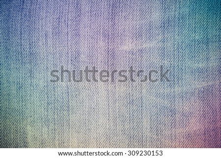 jeans texture background with filter effect retro vintage style