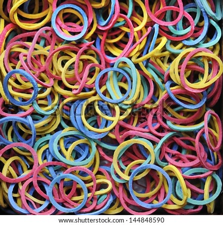 Rubber bands.