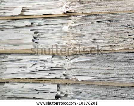 Composition of a lot of documents and catalogs
