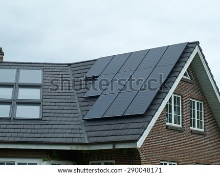 Modern design small solar panel for green, environmentally friendly energy
