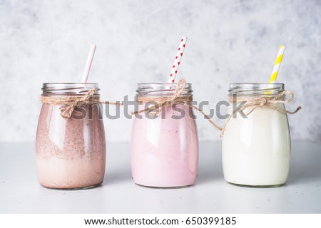 Similar – Image, Stock Photo Chocolate Smoothie in Coconut Bowl