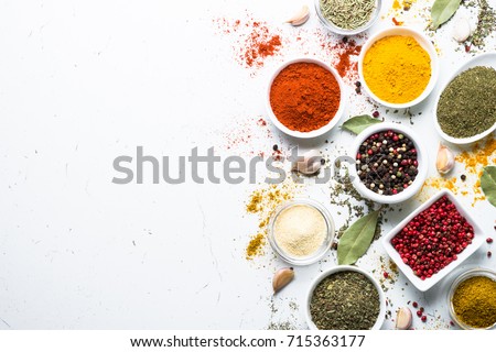 Similar – Image, Stock Photo Set of various turmeric roots on a marble table. Concept of natural medicine and homeopathy