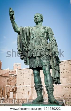 Full Length Statue of Gaius Julius Caesar, Rome, Italy