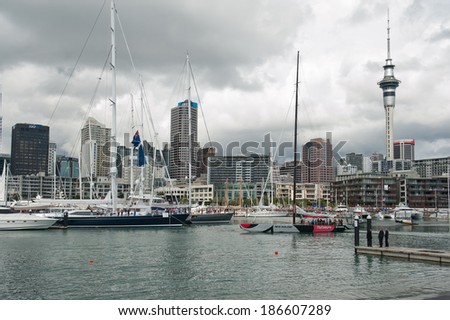 AUCKLAND, NEW ZEALAND - APRIL 11: Prince William on the AmericaÃ¢Â?Â?s Cup sailing yacht in AucklandÃ¢Â?Â?s Viaduct Harbour as part of the Royal New Zealand tour on April 11, 2014 in Auckland, New Zealand.