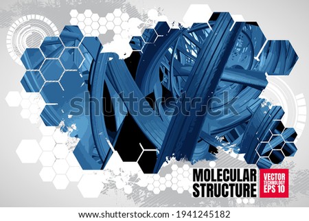 Innovation technology background Hi-tech communication concept, vector illustration