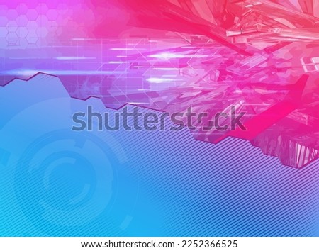 Futuristic technology style. Elegant background for business tech presentations.