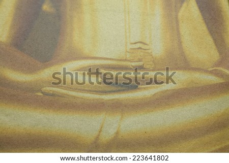 buddha hand paper picture