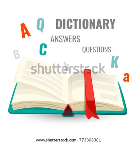 Dictionary with all answers to questions promo emblem