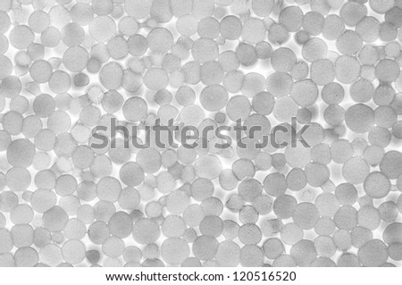 Polystyrene foam texture, show detail