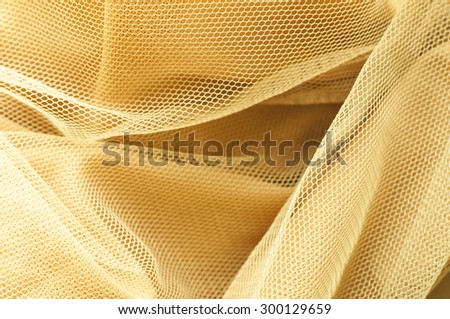 Gold net cloth texture background