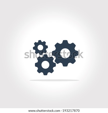 gear icon with vintage background vector art