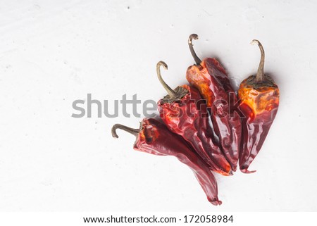 dried spicy peppers