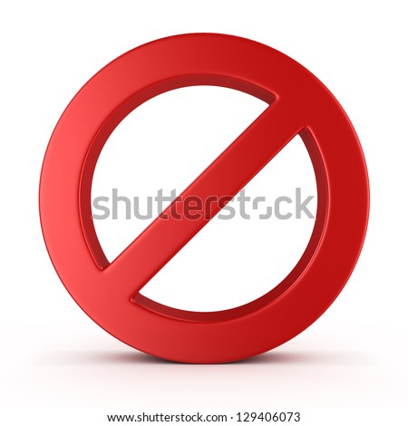 No Sign , Isolated On White Background Stock Photo 129406073 : Shutterstock