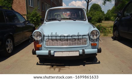 Image, Stock Photo Trabant Vehicle Car Trabbi