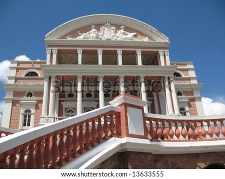 The Amazon Theatre (Teatro Amazonas) is an opera house located in the heart of Manaus, inside the Amazon Rainforest in Brazil.