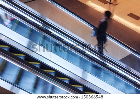 Elevator in shopping malls