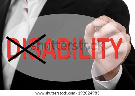 changing the word Disability for Ability