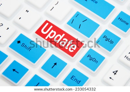 Update button on computer keyboard