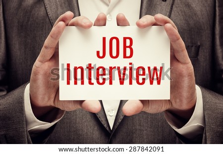 Job Interview. Employment Concept