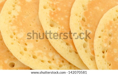 pancake yellow brown background or food texture