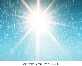 The​ blue​ back​ground​ image​ has​ a​ white​ beam​ of​ light​ shining​ through​ it​ for​ Graphics​